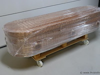 Uitvaartkist | model wilgentenen cromer - afbeelding 1 van  7