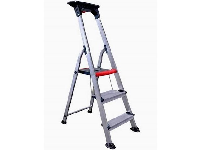 Uitzettrap, altrex, double decker, 1x3 treden - afbeelding 1 van  3
