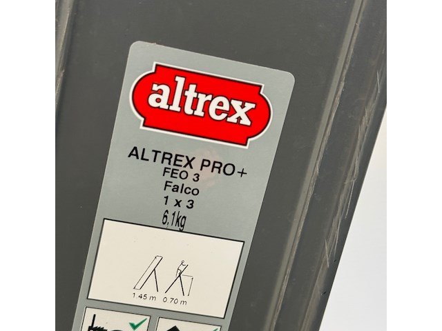Uitzettrap, altrex pro +, falco, 1x3 treden - afbeelding 2 van  6