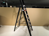 Uitzettrap altrex professional, zwart, 1x6 treden - afbeelding 1 van  3