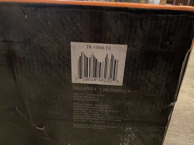 Ukiah tailgater ii terrasverwarmer, bluetooth speakers, vuur - afbeelding 1 van  2