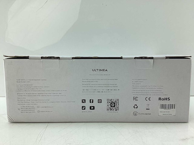 Ultimea - apollo s40 pro - soundbar - afbeelding 2 van  3