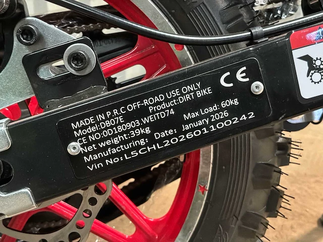 Ultra elektrisch kinder crossmotor - 1000 watt - afbeelding 2 van  10