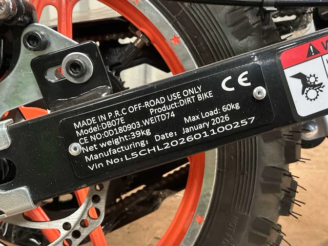 Ultra elektrisch kinder crossmotor - 1000 watt - afbeelding 2 van  10