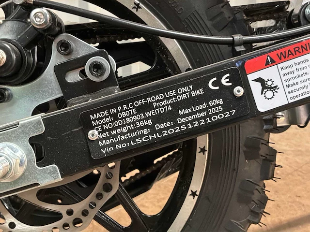 Ultra elektrisch kinder crossmotor - 1000 watt - afbeelding 2 van  10