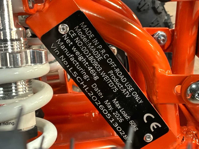 Ultra elektrische kinder quad - 1000 watt - afbeelding 9 van  9