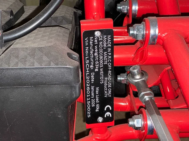 Ultra elektrische kinder quad - 1200 watt - afbeelding 9 van  9