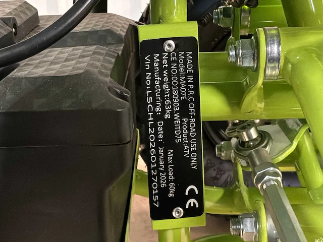 Ultra elektrische kinder quad - 1200 watt - afbeelding 9 van  9