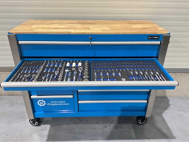Ultra force - 2025 - 387 delige pro - gereedschapswagen met softclose - afbeelding 3 van  28