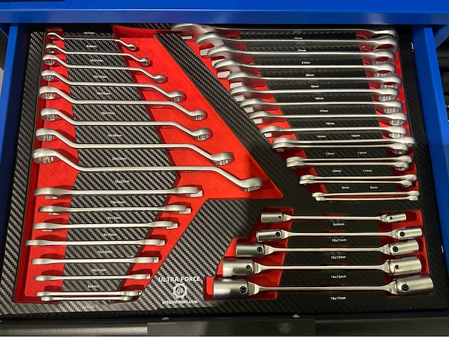 Ultra force - 2025 - jumbo deluxe 293pc - gereedschapswagen - afbeelding 3 van  32