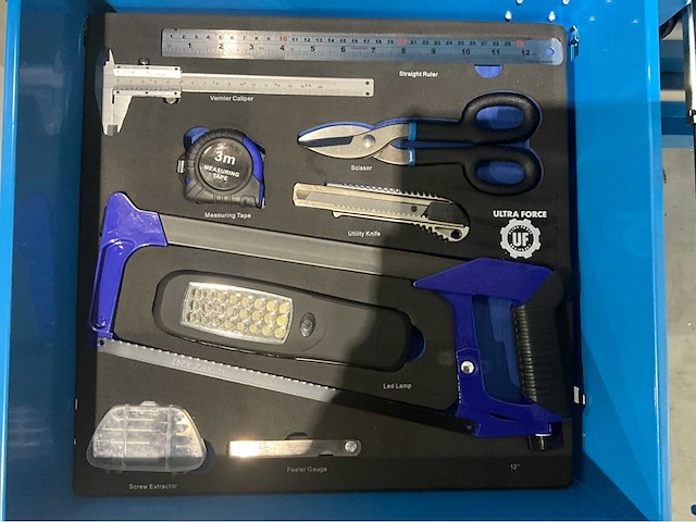 Ultra force - 2026 - 387 delige pro - gereedschapswagen met softclose - afbeelding 9 van  20