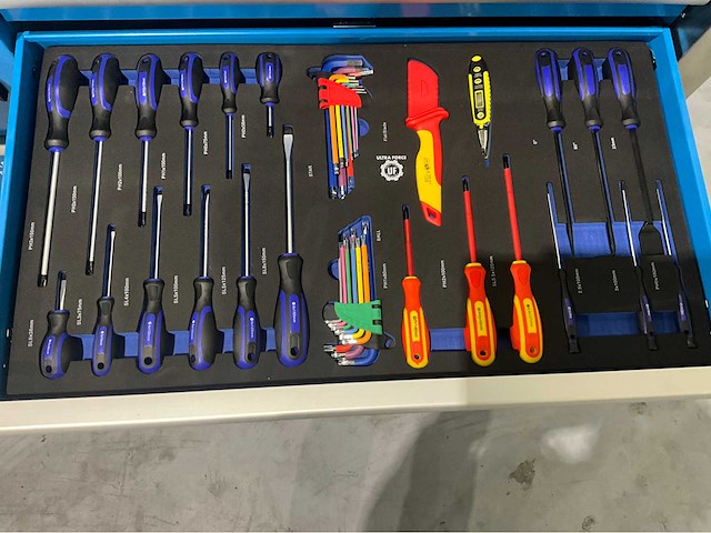 Ultra force - 2026 - 387 delige pro - gereedschapswagen met softclose - afbeelding 9 van  28