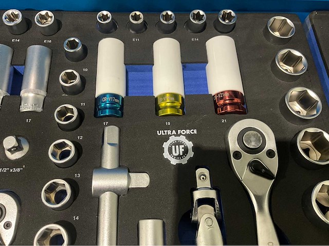 Ultra force - 2026 - 387 delige pro - gereedschapswagen met softclose - afbeelding 6 van  25