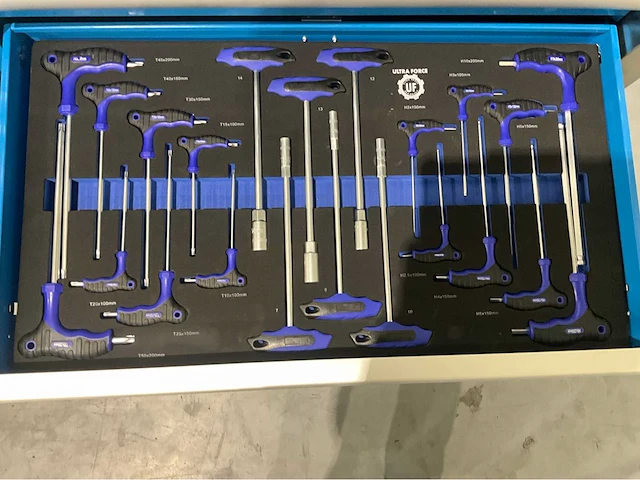 Ultra force - 2026 - 387 delige pro - gereedschapswagen met softclose - afbeelding 15 van  28