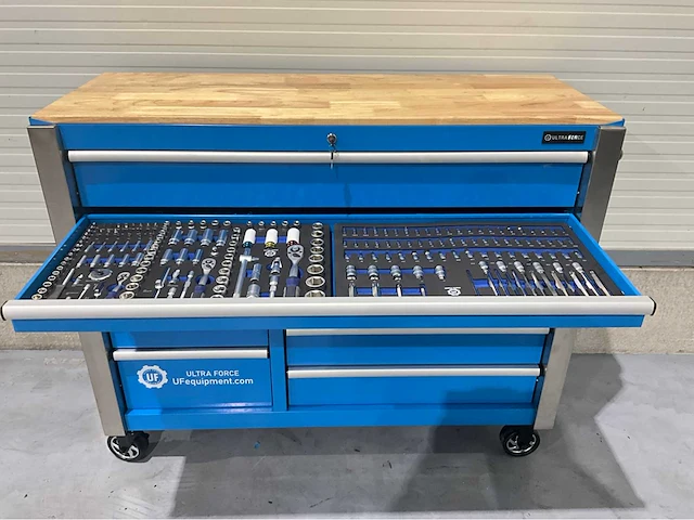 Ultra force - 2026 - 387 delige pro - gereedschapswagen met softclose - afbeelding 3 van  28