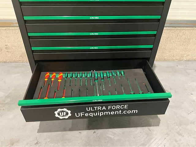 Ultra force - 2026 - 7 lades 267 pc - gereedschapswagen - afbeelding 9 van  25