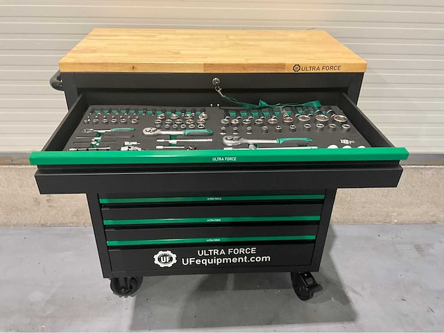 Ultra force - 2026 - 7 lades 267 pc - gereedschapswagen - afbeelding 7 van  25