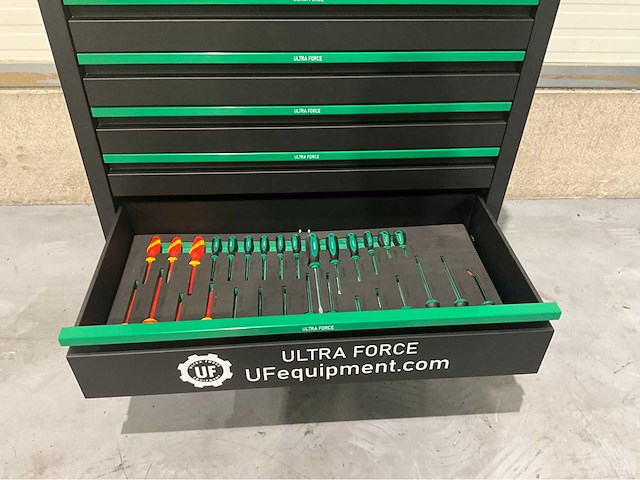 Ultra force - 2026 - 7 lades 267 pc - gereedschapswagen - afbeelding 9 van  25