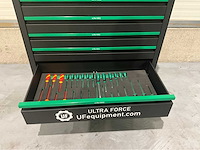 Ultra force - 2026 - 7 lades 267 pc - gereedschapswagen - afbeelding 9 van  25