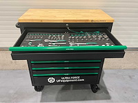 Ultra force - 2026 - 7 lades 267 pc - gereedschapswagen - afbeelding 19 van  21