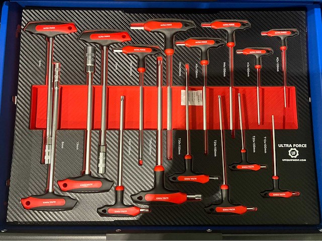 Ultra force - 2026 - jumbo deluxe 293pc - gereedschapswagen - afbeelding 10 van  29