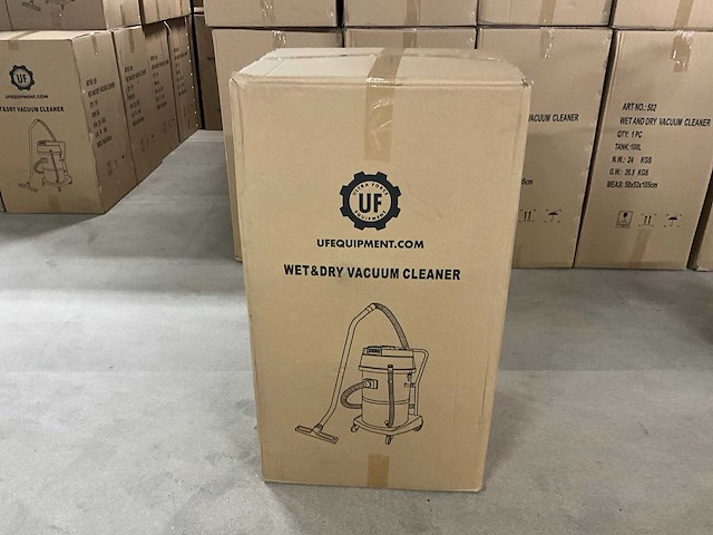 Ultra force equipemt 100l - 3600w industriële stofzuiger nat/droog - 3 motoren a 1200w per motor aan te zetten - afbeelding 6 van  14