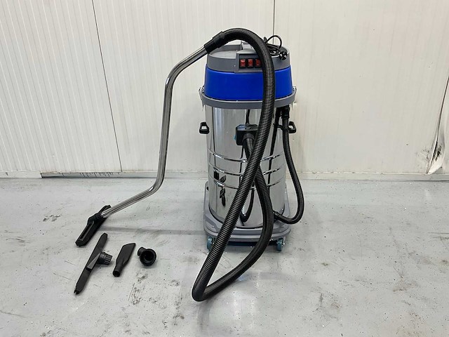 Ultra force equipemt 100l - 3600w industriële stofzuiger nat/droog - 3 motoren a 1200w per motor aan te zetten - afbeelding 1 van  14