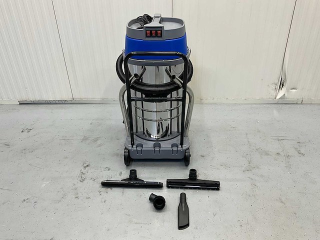 Ultra force equipemt 100l - 3600w industriële stofzuiger nat/droog - 3 motoren a 1200w per motor aan te zetten - afbeelding 6 van  10
