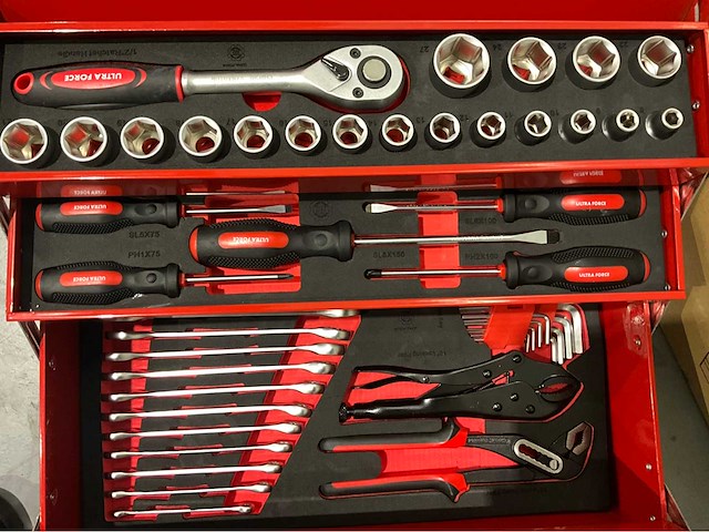 Ultra force equipment - 2026 - 86 delige - gereedschapskoffer - afbeelding 2 van  6