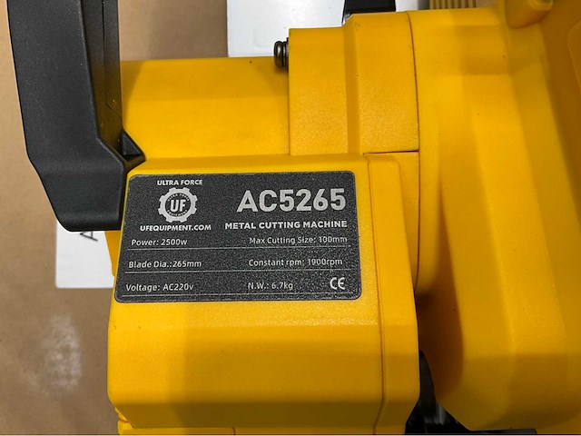 Ultra force equipment - 2026 - ac5265 - metaalzaag - afbeelding 10 van  10