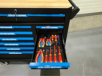 Ultra force equipment - 2026 - gereedschapswagen 12 laden incl 269 pcs - afbeelding 9 van  25