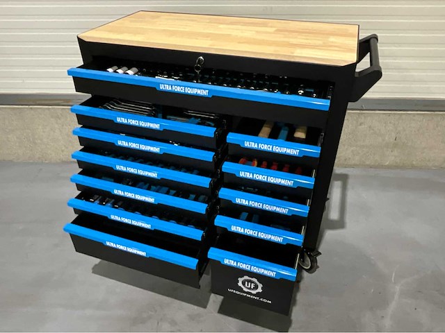 Ultra force equipment - 2026 - gereedschapswagen 12 laden incl 269 pcs - afbeelding 11 van  25