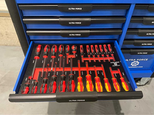 Ultra force equipment - 2026 - jumbo deluxe 293pc - gereedschapswagen - afbeelding 6 van  30