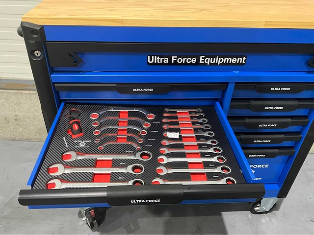 Ultra force equipment - 2026 - jumbo deluxe 293pc - gereedschapswagen - afbeelding 4 van  32