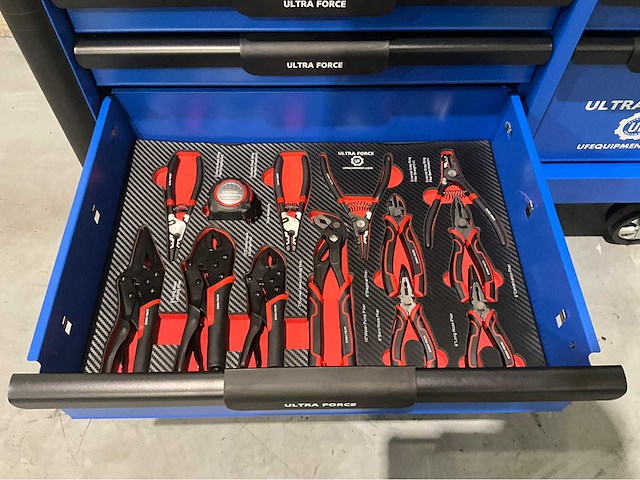 Ultra force equipment - 2026 - jumbo deluxe 293pc - gereedschapswagen - afbeelding 11 van  27