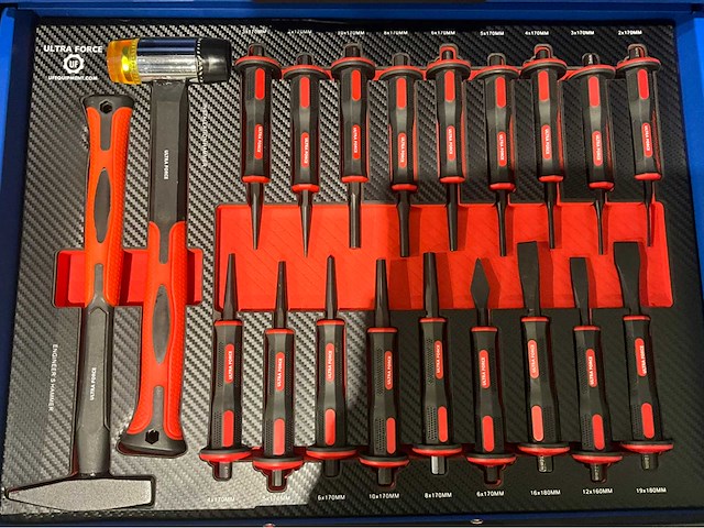 Ultra force equipment - 2026 - jumbo deluxe 293pc - gereedschapswagen - afbeelding 7 van  32