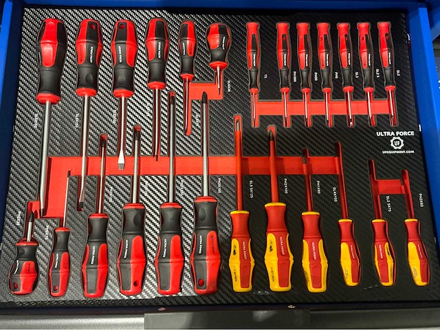 Ultra force equipment - 2026 - jumbo deluxe 293pc - gereedschapswagen - afbeelding 7 van  28