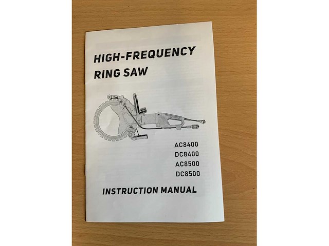 Ultra force equipment - ac8500 - ringzaag beton - 39cm - 5000w - afbeelding 8 van  11
