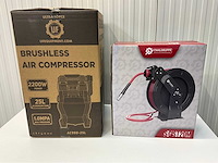 Ultra force equipment - ac998 25l compressor brushless en luchthaspel 20 meter sgst20m - 17 bar - afbeelding 22 van  36