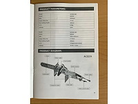 Ultra force equipment - betonzaag ac839 - 5000w - waterpomp - 6500rpm - afbeelding 11 van  20