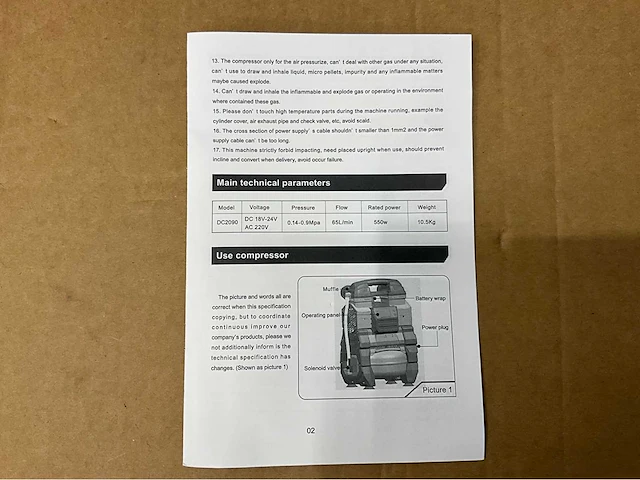 Ultra force equipment - dc2090 compressor - 550w - 2026 - afbeelding 6 van  15