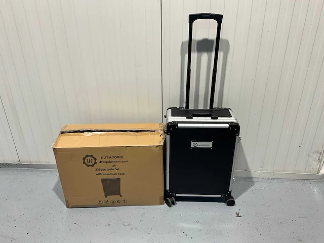 Ultra force equipment - gereedschapstrolley 4 trays - 238 pcs gereedschap - cijferslot - afbeelding 10 van  17