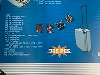 Ultra force equipment - gereedschapstrolley incl 725 pcs gereedschap - afbeelding 11 van  11