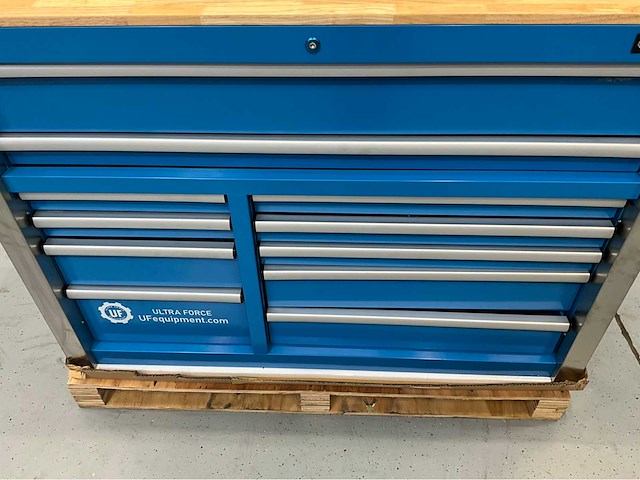 Ultra force equipment - gereedschapswagen 11 laden - 386 pcs gereedschap - softclose- transportschade - afbeelding 8 van  13