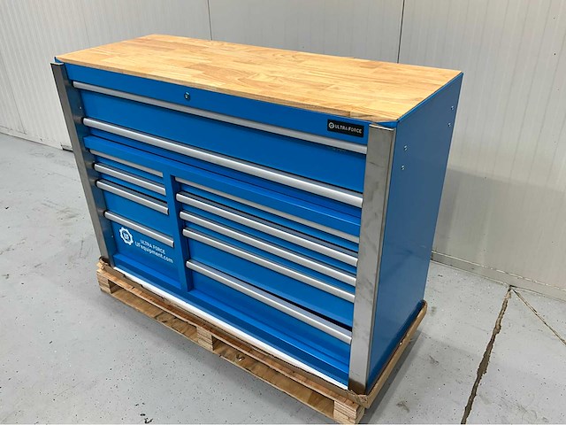 Ultra force equipment - gereedschapswagen 11 laden - 386 pcs gereedschap - softclose- transportschade - afbeelding 9 van  13