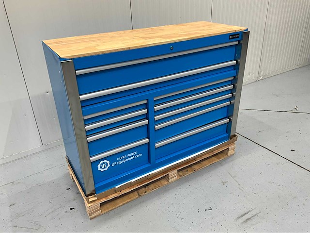 Ultra force equipment - gereedschapswagen 11 laden - 386 pcs gereedschap - softclose- transportschade - afbeelding 1 van  13