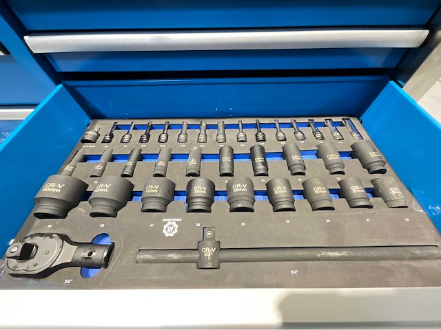 Ultra force equipment - gereedschapswagen 11 laden - 386 pcs gereedschap - softclose - afbeelding 2 van  6