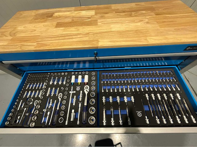 Ultra force equipment - gereedschapswagen 11 laden - 386 pcs gereedschap - softclose - afbeelding 4 van  17