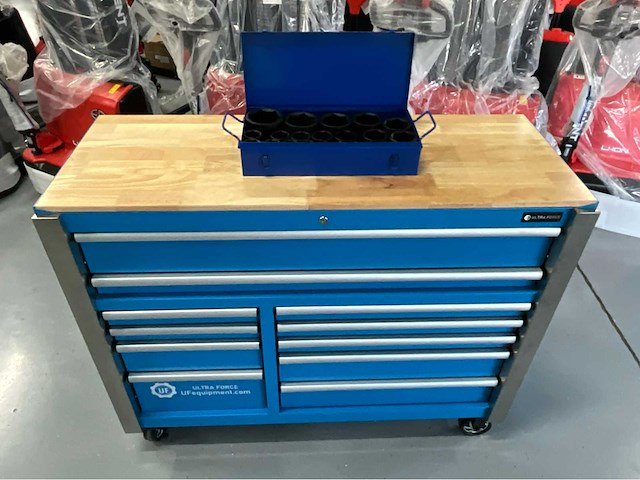 Ultra force equipment - gereedschapswagen 11 laden en krachtdoppenset - 386 pcs gereedschap - 21 doppen - afbeelding 11 van  28