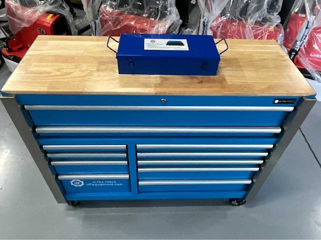 Ultra force equipment - gereedschapswagen 11 laden en krachtdoppenset - 386 pcs gereedschap - 21 doppen - afbeelding 1 van  29